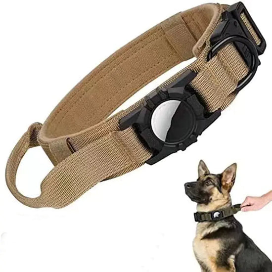 "Protective Dog Item for AirTag Positioning"