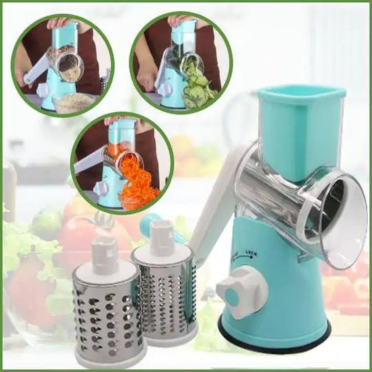 BrontoCutter Pro - 3-in-1 Vegetable Cutter (Blue)