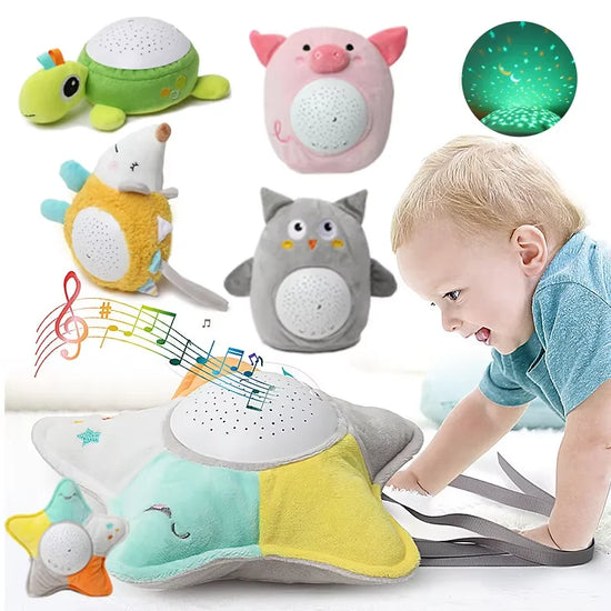 StarPlush – Zacht & Rustgevend – Knuffel met Nachtlamp Projector
